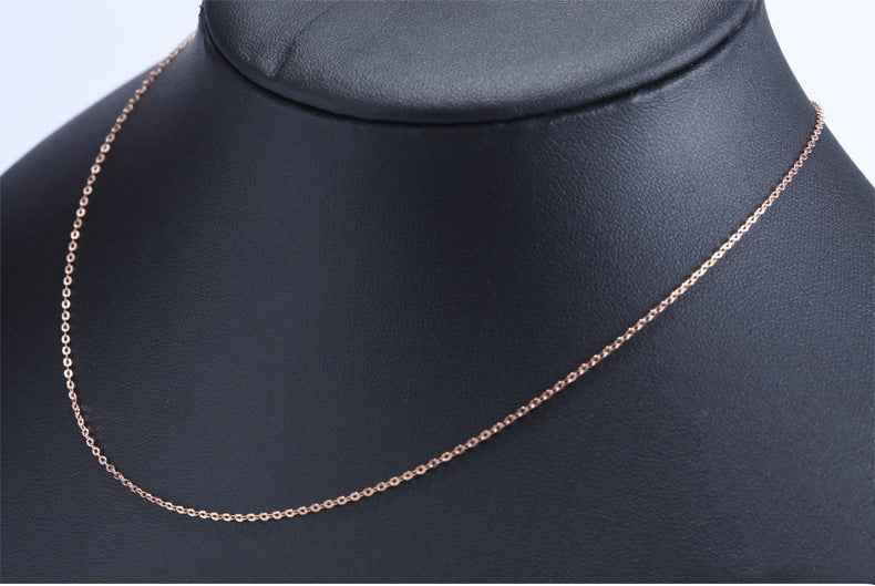 Women's Korean-style Red Tourmaline Colored Gemstone Pendant Necklace - VEX CLUB HOUSE