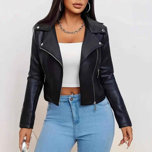 Rare High-end Black Leather Jacket - VEX CLUB HOUSE