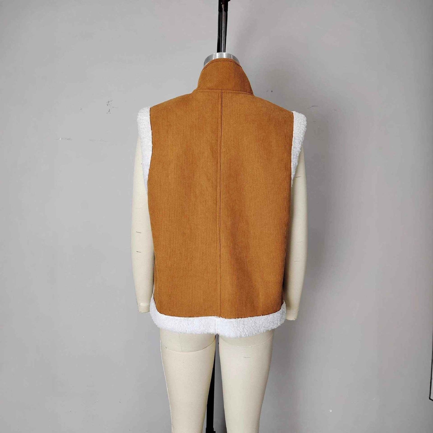 Fashionable Jacket Warm Fur Sleeveless Vest - VEX CLUB HOUSE