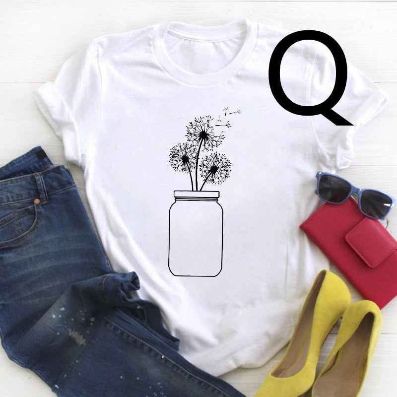 Literature And Art High Mountain Personality Printing Short-sleeved Men And Women - VEX CLUB HOUSE