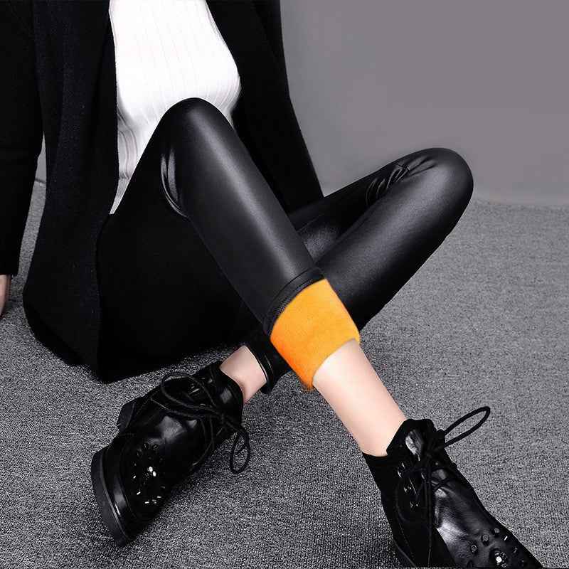 All Match High Waist Plus Fleece Stretch Pants - VEX CLUB HOUSE