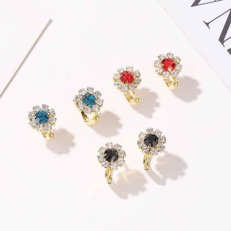Earrings Fashion Full Diamond Earrings Women Temperament - VEX CLUB HOUSE