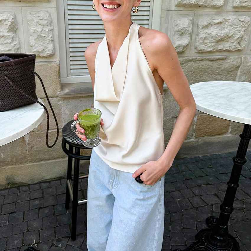 Stylish And Minimalist Sleeveless Top For Women - VEX CLUB HOUSE