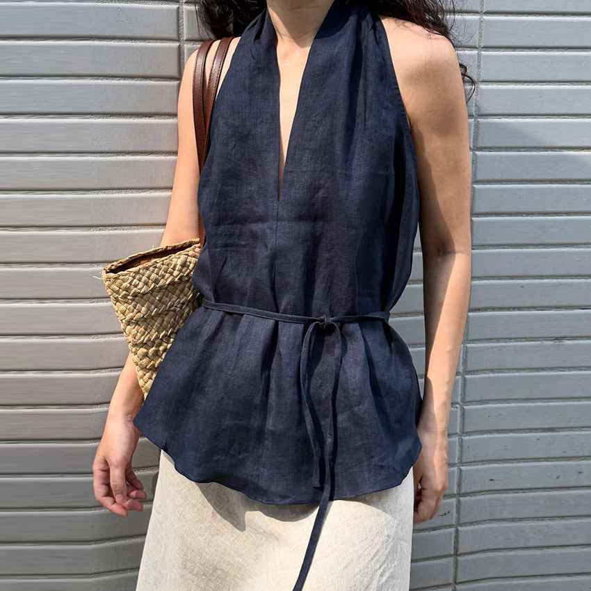 Stylish And Minimalist Sleeveless Top For Women - VEX CLUB HOUSE
