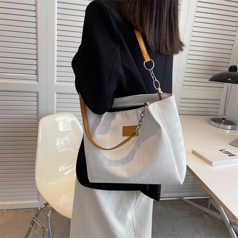 Rhombus Pattern Totes Chain Shoulder Bag Women Shopping Bags - VEX CLUB HOUSE