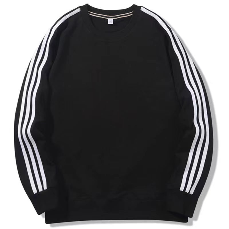 Men's New Sportswear Three-bar Round Neck Long-sleeved Top - VEX CLUB HOUSE