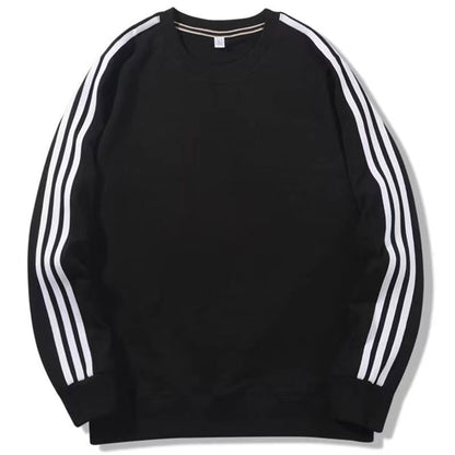 Men's New Sportswear Three-bar Round Neck Long-sleeved Top - VEX CLUB HOUSE