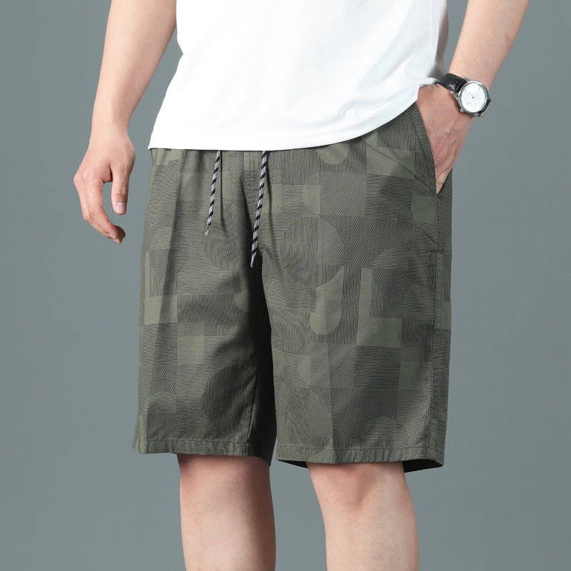 Thin Printed Shorts Fashion Outerwear Casual Pants - VEX CLUB HOUSE