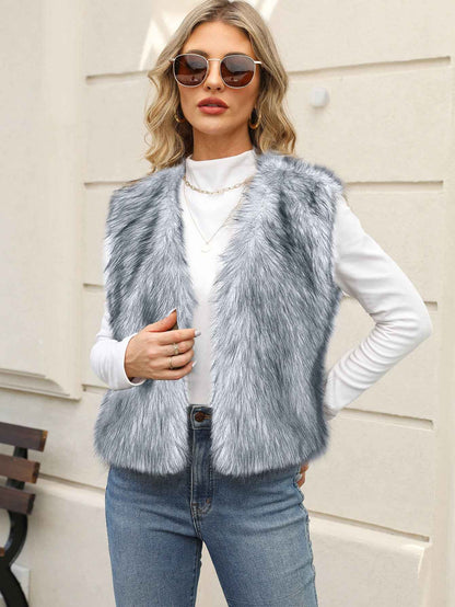 Eco-friendly Faux Fur Vest For Men And Women From Europe And The US - VEX CLUB HOUSE
