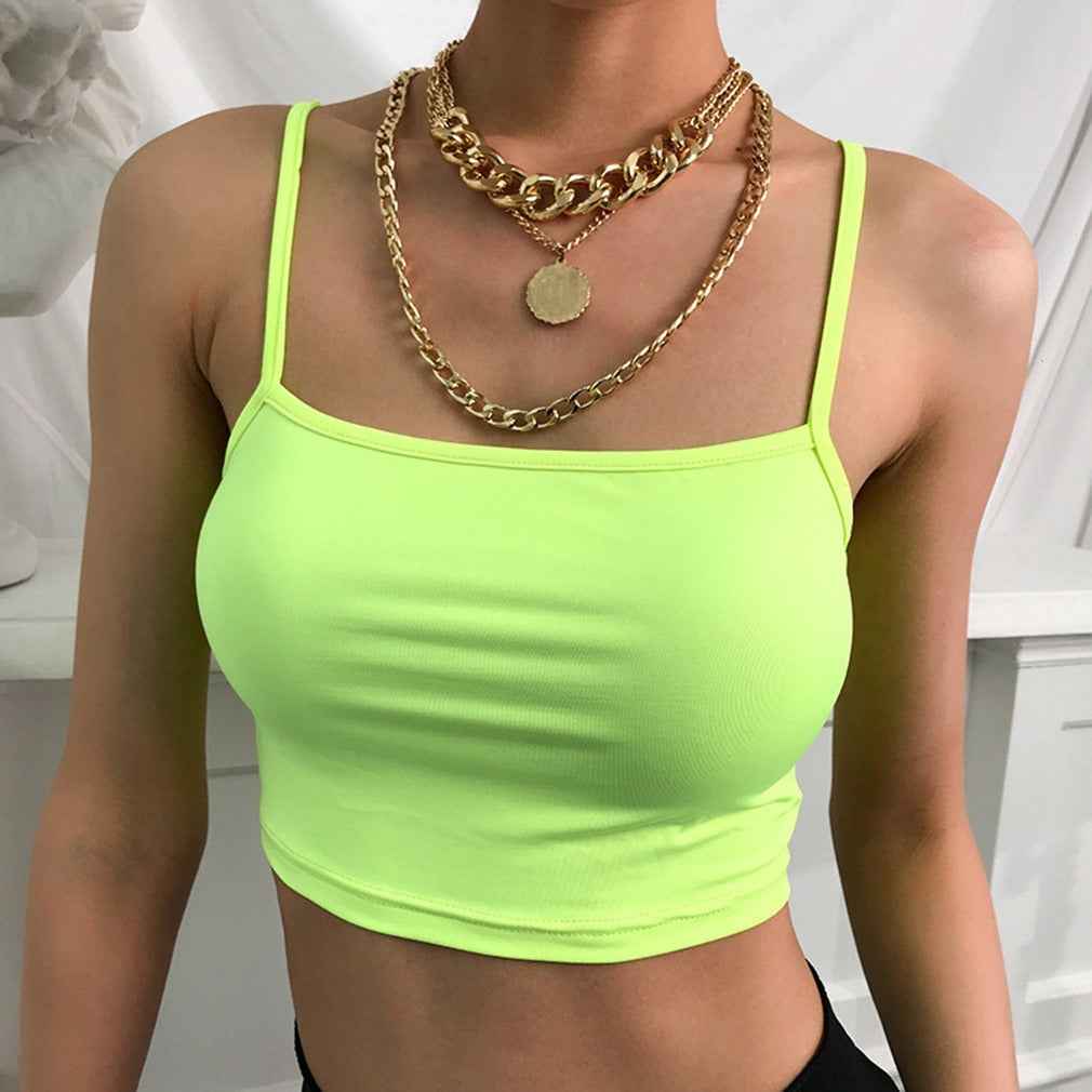 Spring Summer Women's New Fashion Sexy Halter Camisole - VEX CLUB HOUSE