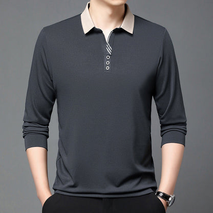 Summer Lapels Short-sleeved T-shirt Men's Skin-friendly Breathable Casual Top - VEX CLUB HOUSE