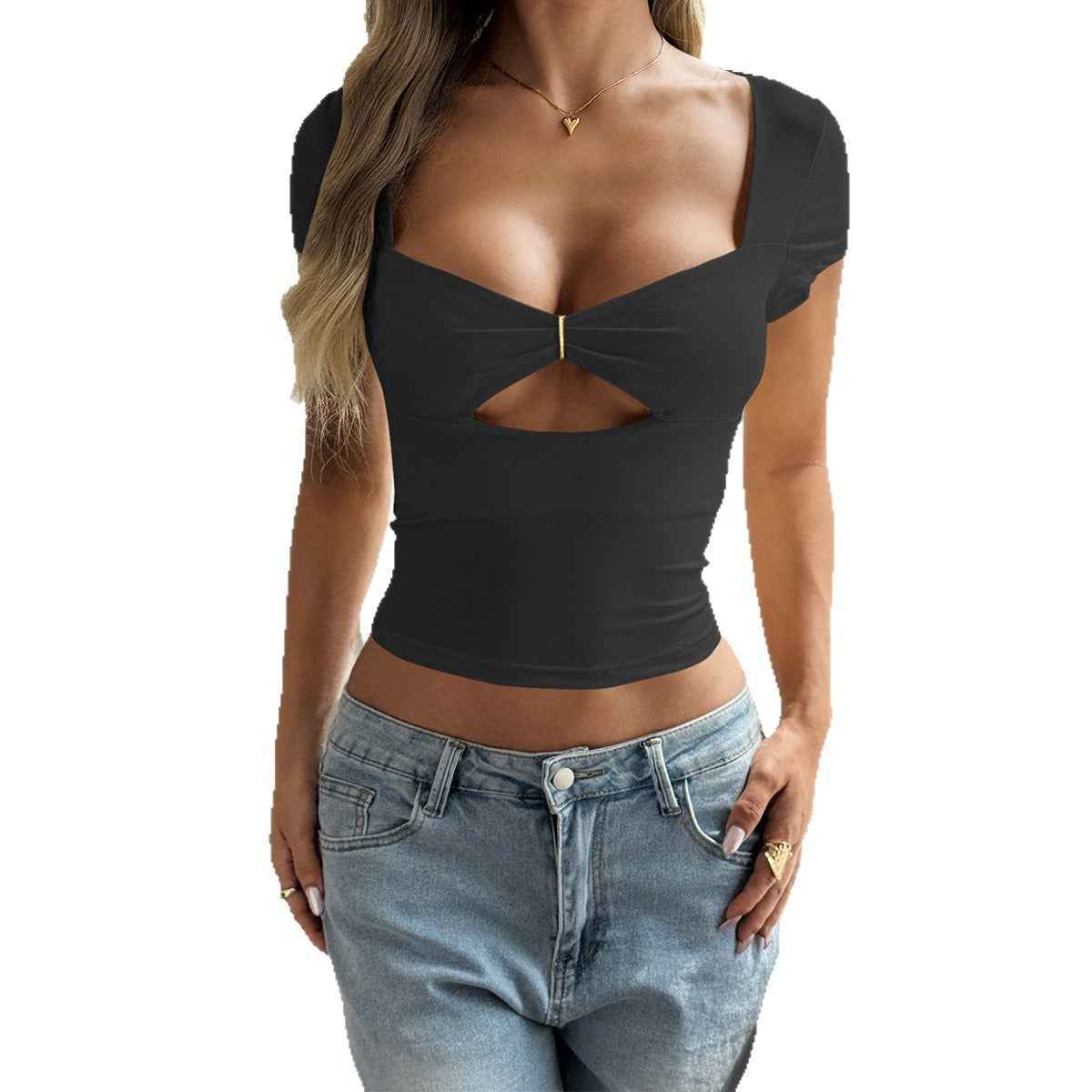 Short Sleeve T-shirt Top Women - VEX CLUB HOUSE