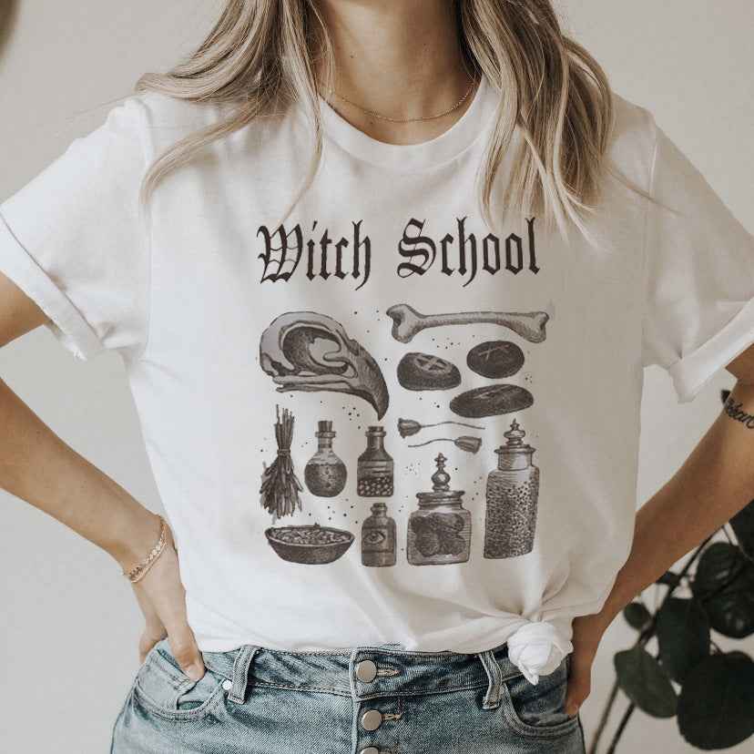 Sweet Cute Letters T-shirt Loose Round Neck - VEX CLUB HOUSE