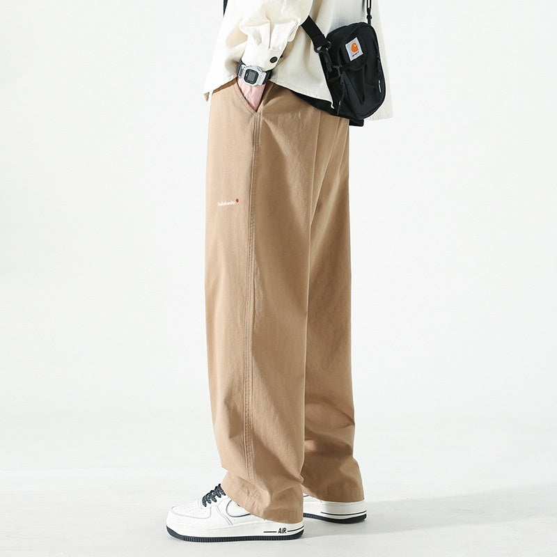 Men's Loose Cargo Pants Straight Casual Trousers - VEX CLUB HOUSE