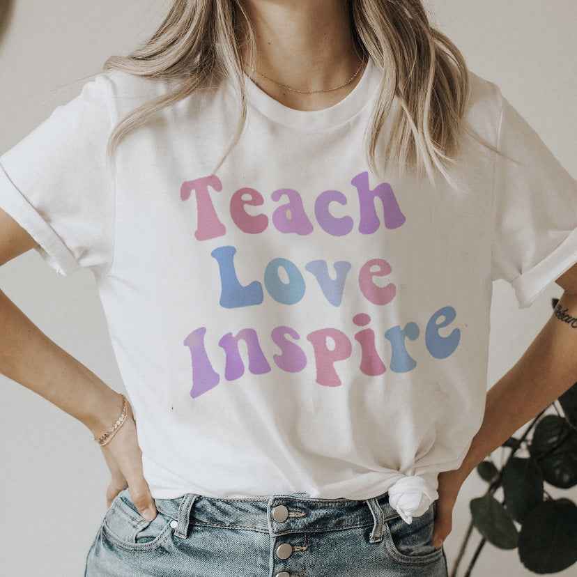 Sweet Cute Letters T-shirt Loose Round Neck - VEX CLUB HOUSE