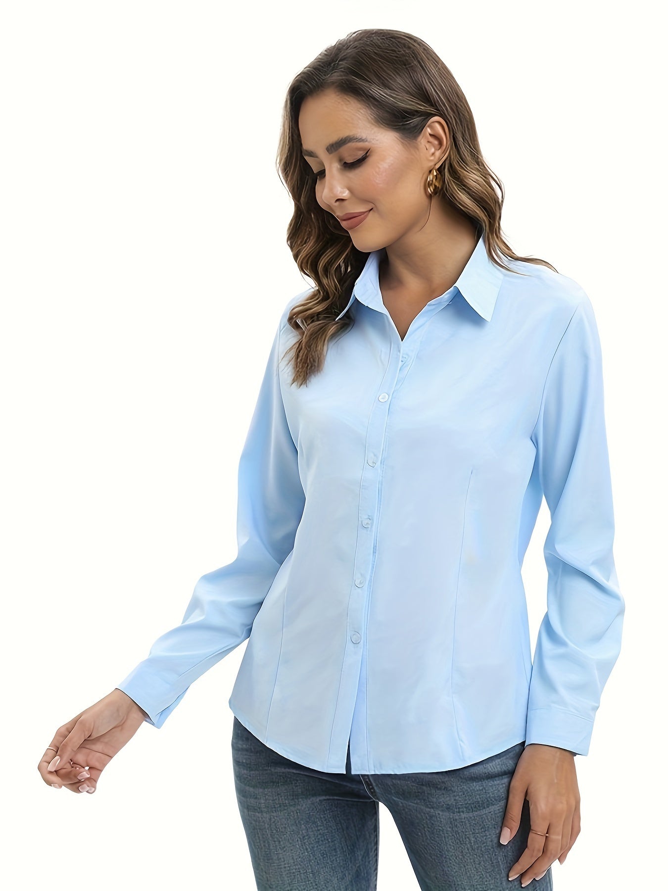 Super Soft Wrinkle Free Button Down Shirt V E X C L U B H O U S E