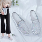 Lace Half Drag Women Viscose Shoes New Baotou - VEX CLUB HOUSE