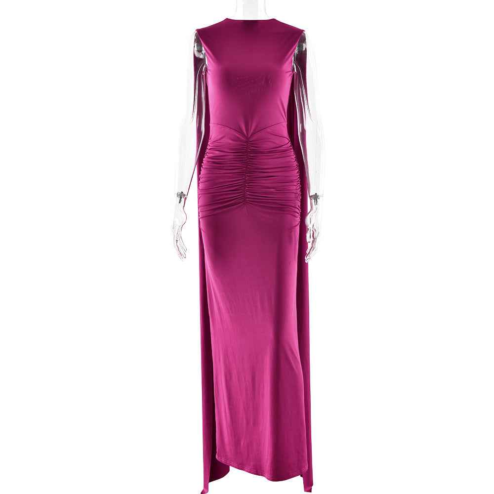 Sexy, Figure-hugging Backless Dress With Fluttering Ribbons - VEX CLUB HOUSE