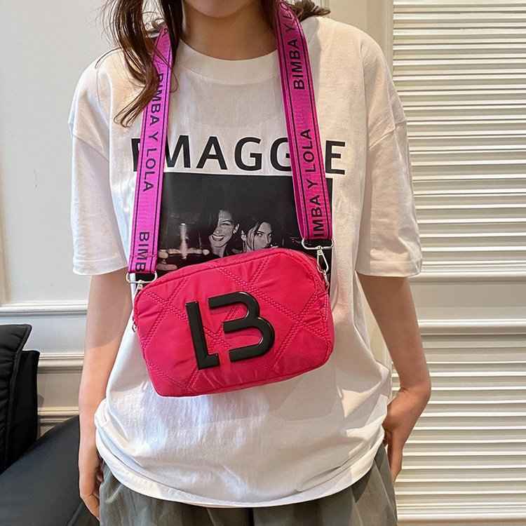 Solid Color Small Square Bags Women Fashion Underarm Bag Rhombic Sewing Shoulder Messenger Bags
