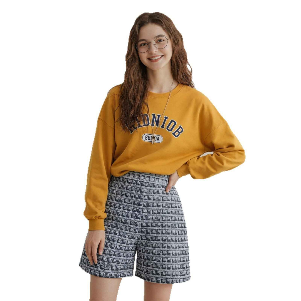 Fashionable Plaid Knitted Shorts For Women - VEX CLUB HOUSE