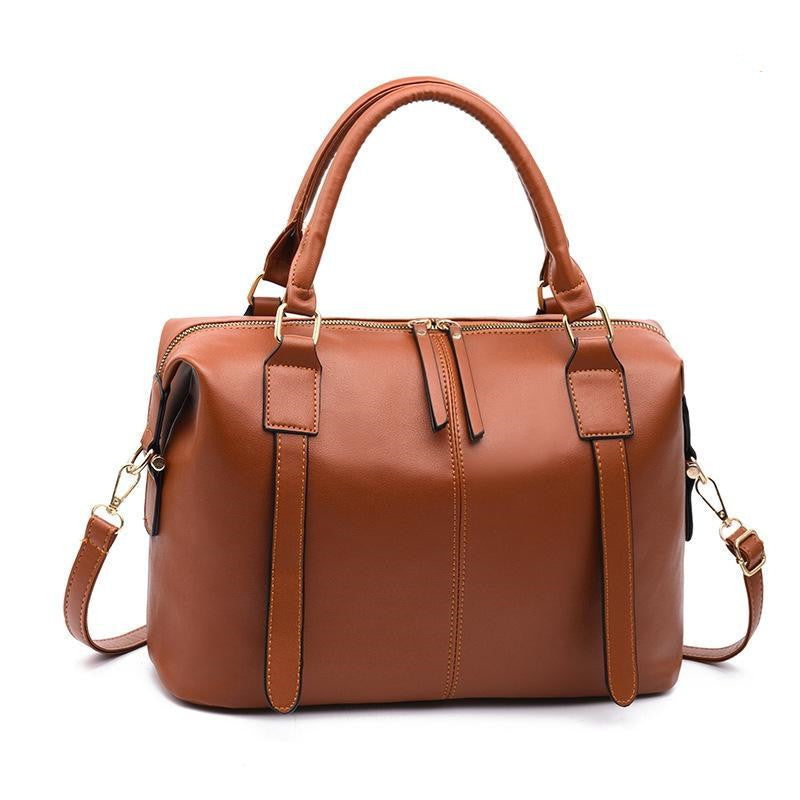 Women Leather Handbag Vintage Bag Shoulder Bags Big Bag - VEX CLUB HOUSE
