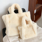 Winter Bags Chain Plush Handbag Totes Women Shoulder Bag - VEX CLUB HOUSE