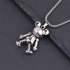 Cute Bear Necklace Fashion Personality Hip-hop Pendant Couple Versatile Fall Winter Sweater Chain Men Women Jewelry - VEX CLUB HOUSE