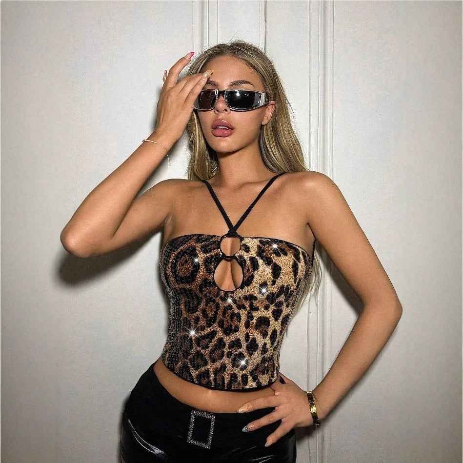 Women's Stylish Backless Lace Up Pullover Crop Top - VEX CLUB HOUSE