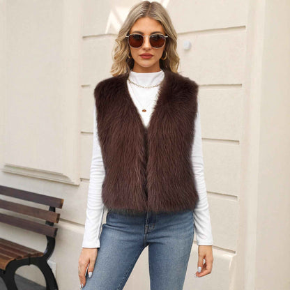 Eco-friendly Faux Fur Vest For Men And Women From Europe And The US - VEX CLUB HOUSE
