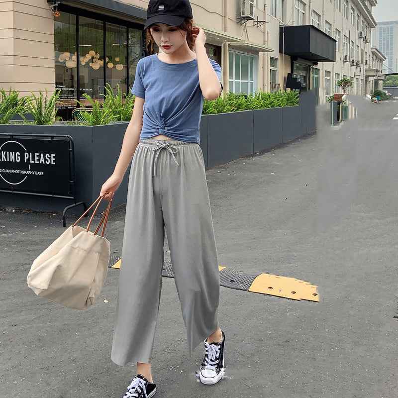 Women's Wide-leg Pants Summer Loose Plus Size - VEX CLUB HOUSE