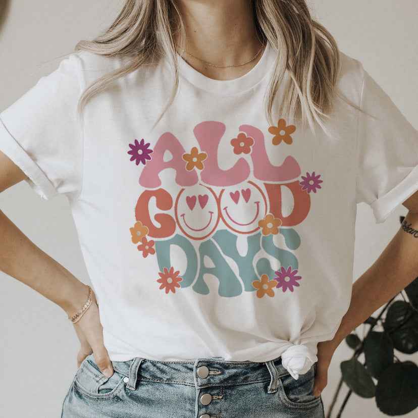 Sweet Cute Letters T-shirt Loose Round Neck - VEX CLUB HOUSE