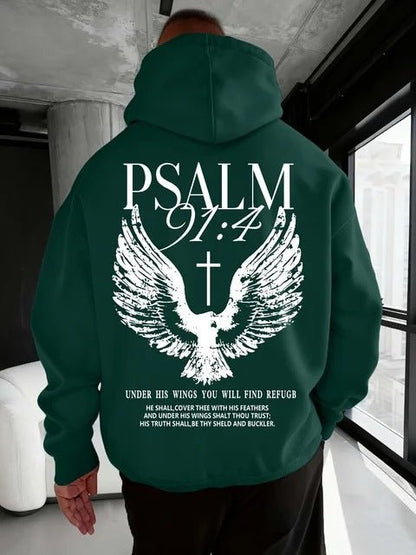 Casual Loose-fitting  Hooded Sweatshirt For Warmth - VEX CLUB HOUSE