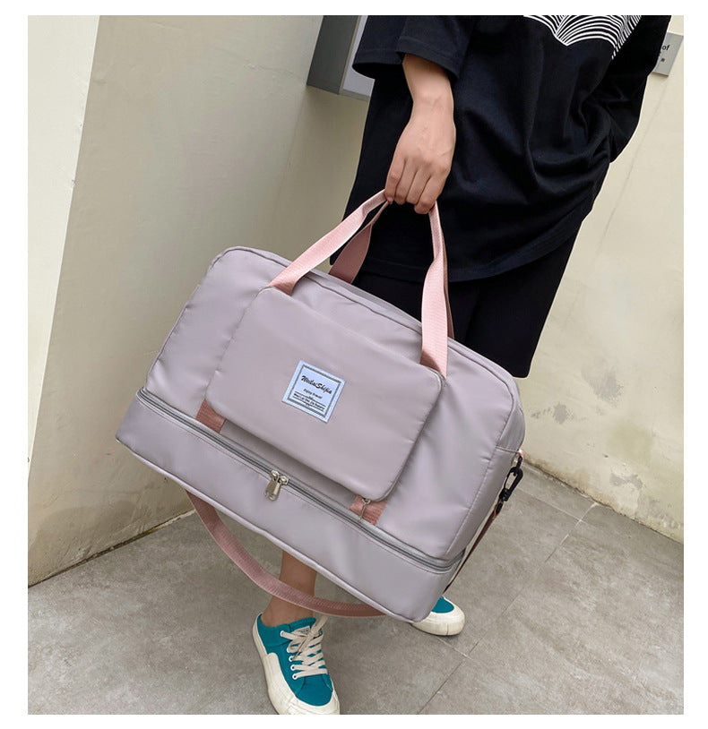 Foldable Travel Duffel Bags Sports Gym Tote Bag Women - VEX CLUB HOUSE