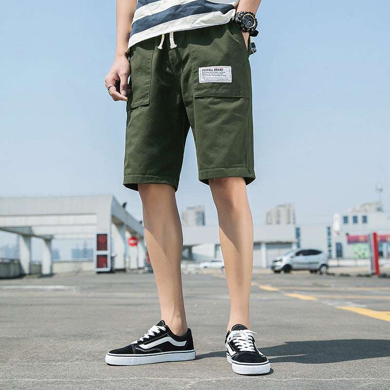 Washed Overalls Camouflage Shorts Men - VEX CLUB HOUSE