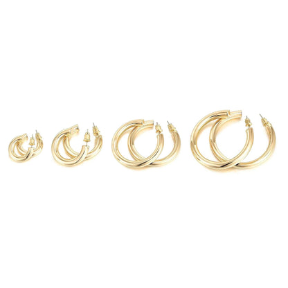 Glossy Round Earrings Jewelry Women - VEX CLUB HOUSE