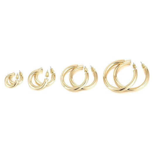 Glossy Round Earrings Jewelry Women - VEX CLUB HOUSE