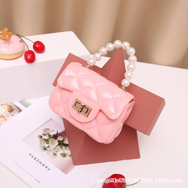 Candy-colored Mini Shoulder Bags With Pearls Handbag Women - VEX CLUB HOUSE