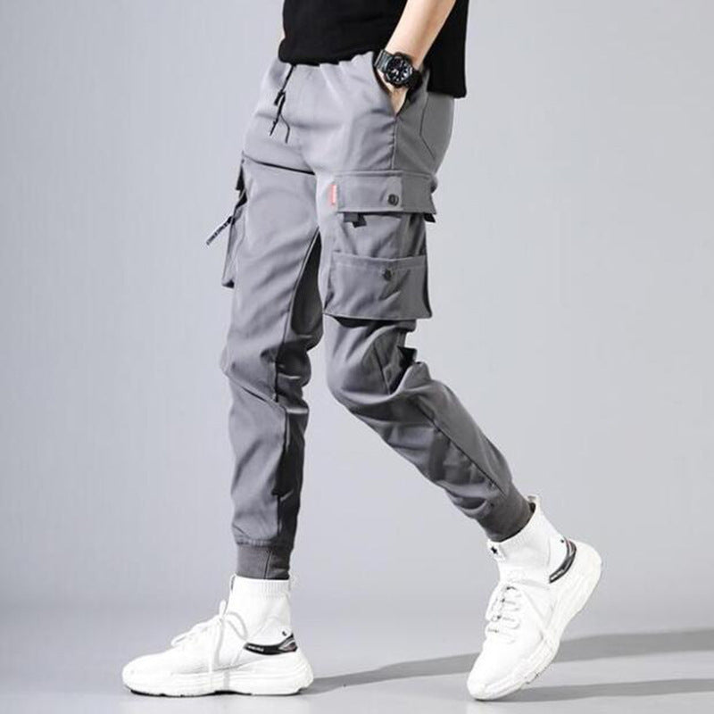 Ice Silk Spring And Summer Men's Casual Pants Men's Sports Overalls - VEX CLUB HOUSE