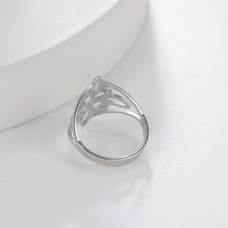 Twisted Infinity Celtic Knot Ring Irish Witch Knot Stainless Steel Rings For Women Men Witchcraft Jewelry - VEX CLUB HOUSE