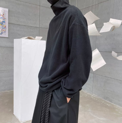 Brushed Inner-layer Long-sleeve T-shirt Warm And Comfortable Top New Autumnwinter Style For Men - VEX CLUB HOUSE