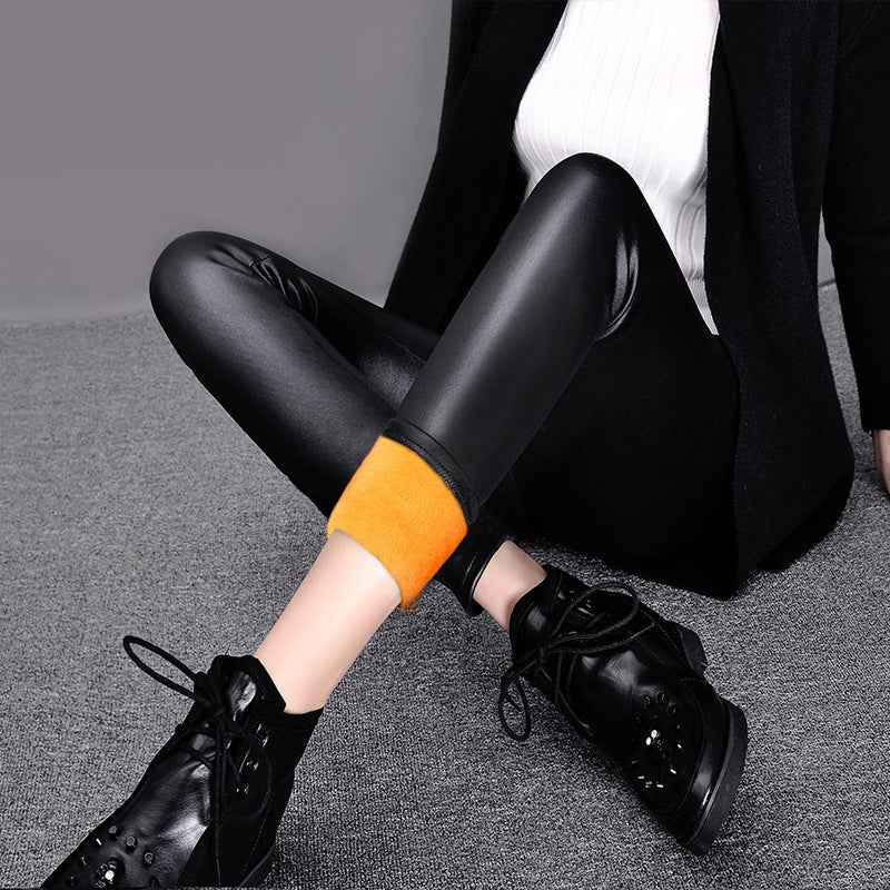 All Match High Waist Plus Fleece Stretch Pants - VEX CLUB HOUSE