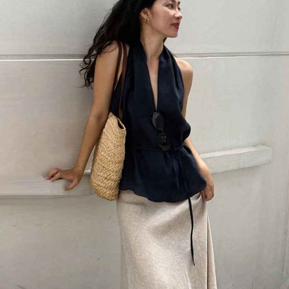 Stylish And Minimalist Sleeveless Top For Women - VEX CLUB HOUSE