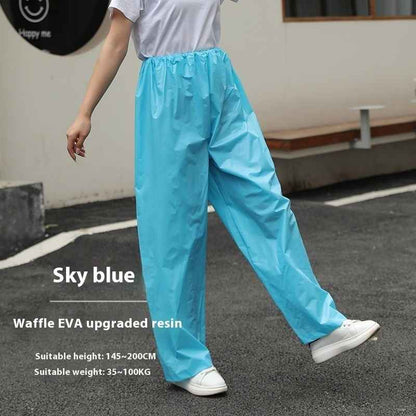Men's And Women's Lower Body Rain One-piece Thickened Rainproof Waterproof Pants - VEX CLUB HOUSE