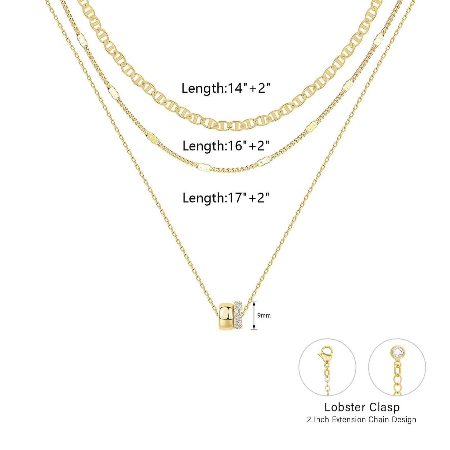 Necklace Zircon-laid Necklace Suit Women - VEX CLUB HOUSE