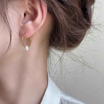 Fashion Personalized Pearl Earrings Women - VEX CLUB HOUSE