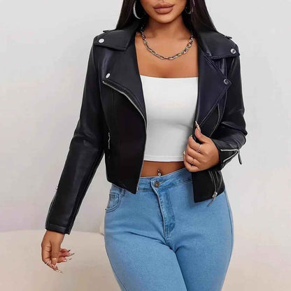 Rare High-end Black Leather Jacket - VEX CLUB HOUSE