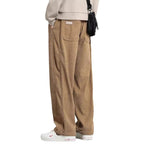 Autumn And Winter Lights Men's American Casual Pants High Street Fashion Brand Straight Flow Wide Leg Long - VEX CLUB HOUSE