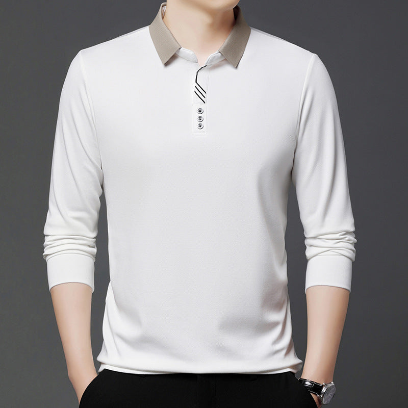 Summer Lapels Short-sleeved T-shirt Men's Skin-friendly Breathable Casual Top - VEX CLUB HOUSE