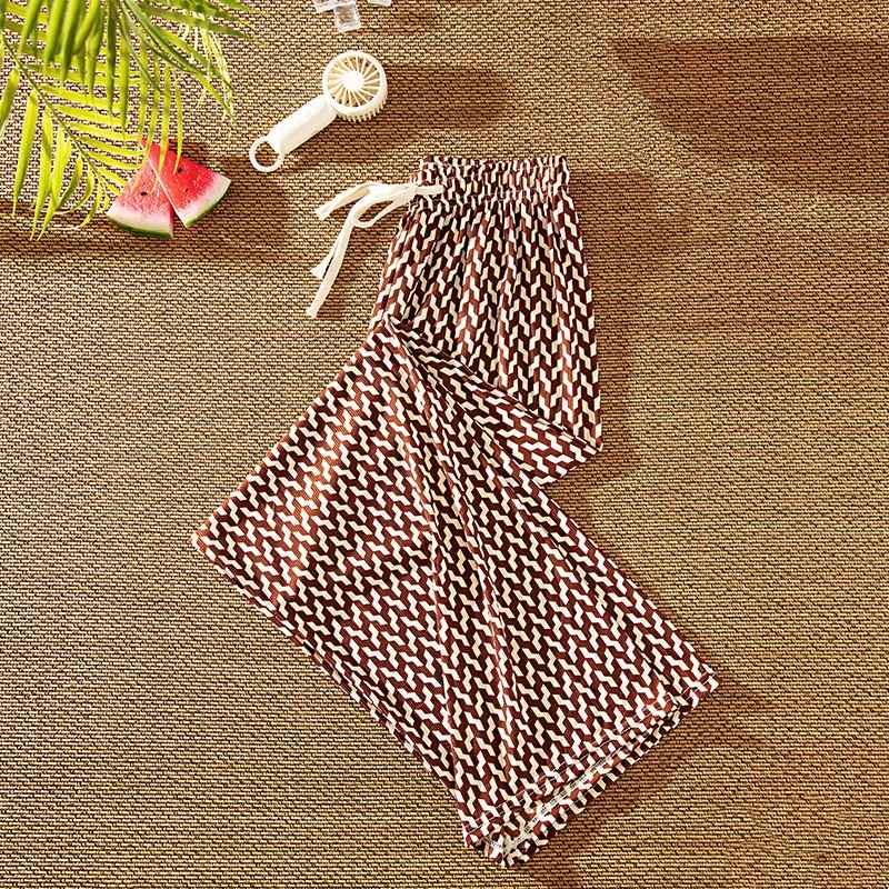 Summer Thin Section High Waist Drape Feeling Thin Dragging Mosquito-proof Pants - VEX CLUB HOUSE