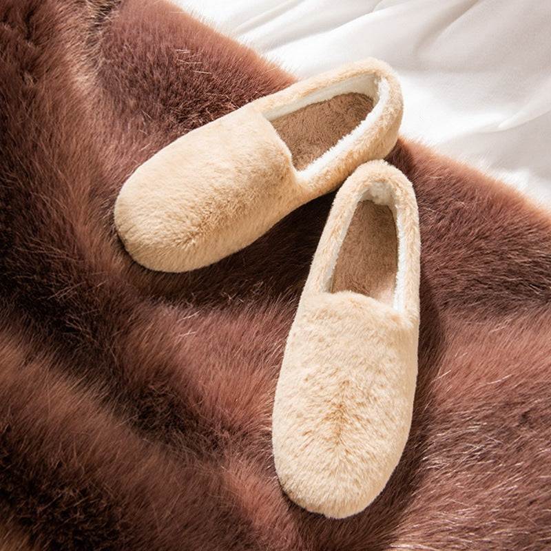 Outer Wear Plus Velvet New Cotton Slippers Platform Bag With Home Peas Shoes - VEX CLUB HOUSE